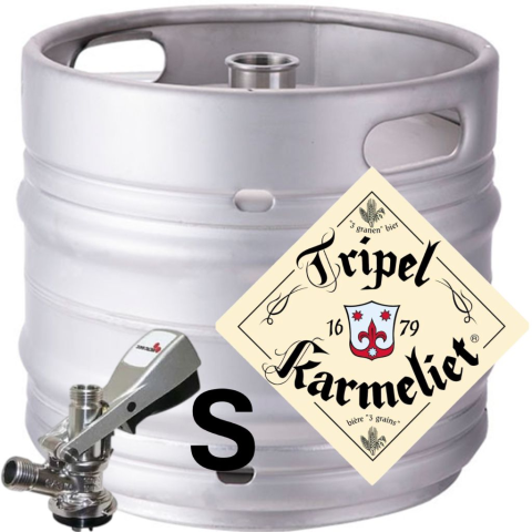 BARRIL TRIPLE KARMELIET METAL 30 LITROS