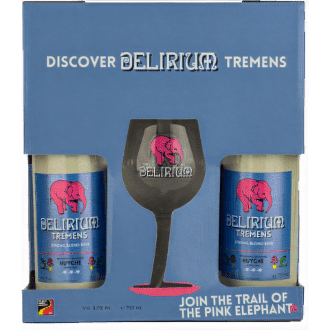 ESTUCHE DELIRIUM TREMENS 2*75 + 1 VASO