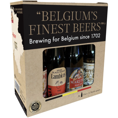 ESTUCHE FINEST BEER SELECTION 8*33CL+1A.