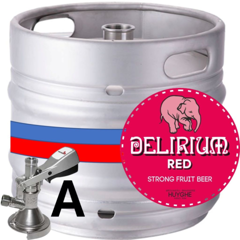 BARRIL DELIRIUM RED METAL 30L