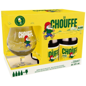 ESTUCHE LA CHOUFFE BLONDE 4 X33CL + 1V