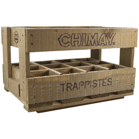 CAJA DE MADERA CHIMAY 12X33CL