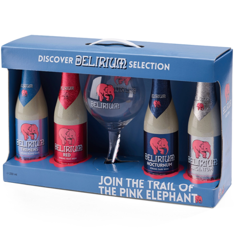 ESTUCHE DELIRIUM DISCOVERY 4*33 + 1 VASO
