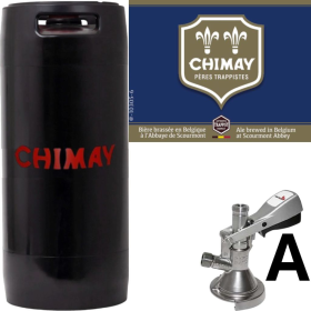 BARRIL CHIMAY AZUL METAL 20L