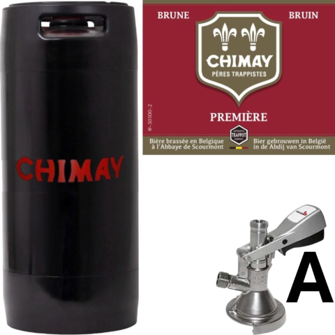 BARRIL CHIMAY ROJA METAL 20L