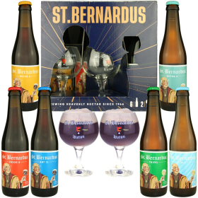 ESTUCHE ST BERNARDUS  6*33CL+2VASOS 15CL