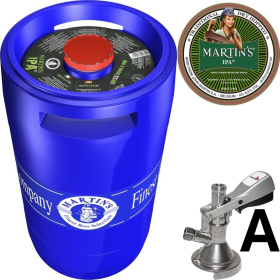 BARRIL MARTIN'S IPA EBU 55 METAL 15L