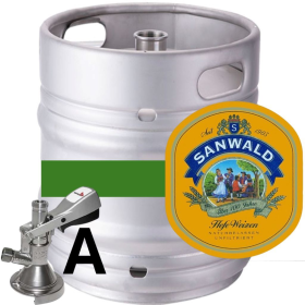 BARRIL SANWALD HEFE WEIZEN METAL 30L