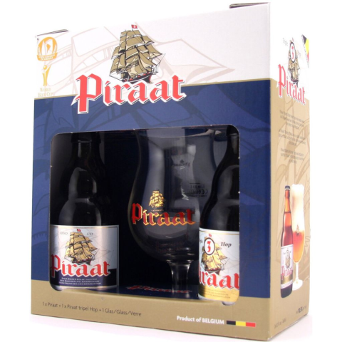 ESTUCHE PIRAAT 2*33CL + 1 VASO