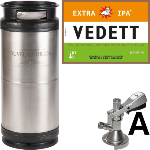 BARRIL VEDETT IPA METAL 20L