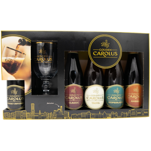 ESTUCHE CAROLUS 5*33CL + 1 VASO