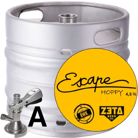 BARRIL ESCAPE HOPPY METAL 30L