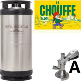 BARRIL LA CHOUFFE BLONDE METAL 20L
