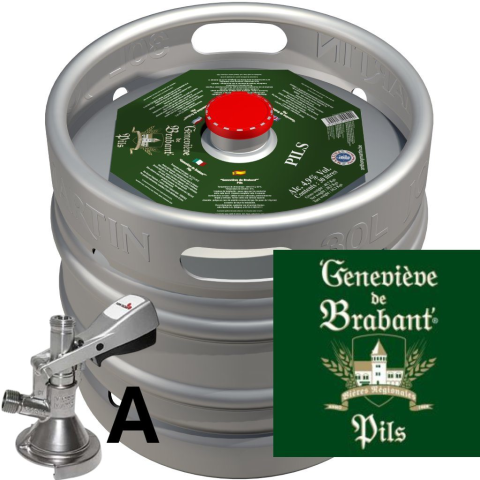 BARRIL GENEVIEVE BRABANT PILS METAL 30L