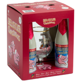 ESTUCHE DELIRIUM NOEL 4*33CL + 1 VASO