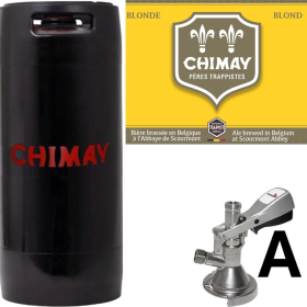 BARRIL CHIMAY JAUNE 20LTS 